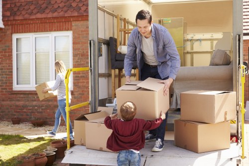 Removal team planning a Hampstead home move with local access considerations