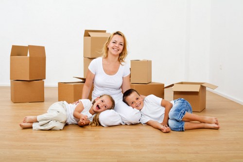 Organised archive files and storage containers for local business records