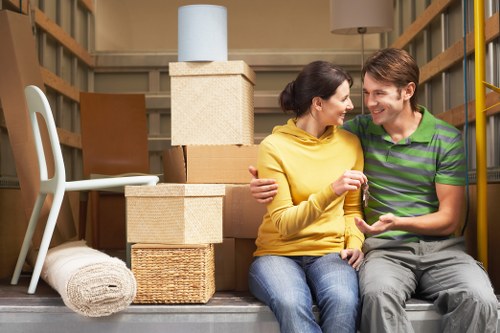 Careful furniture handling for a flat move in Hampstead